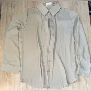 Yidarton Green Button Down Shirt button up top